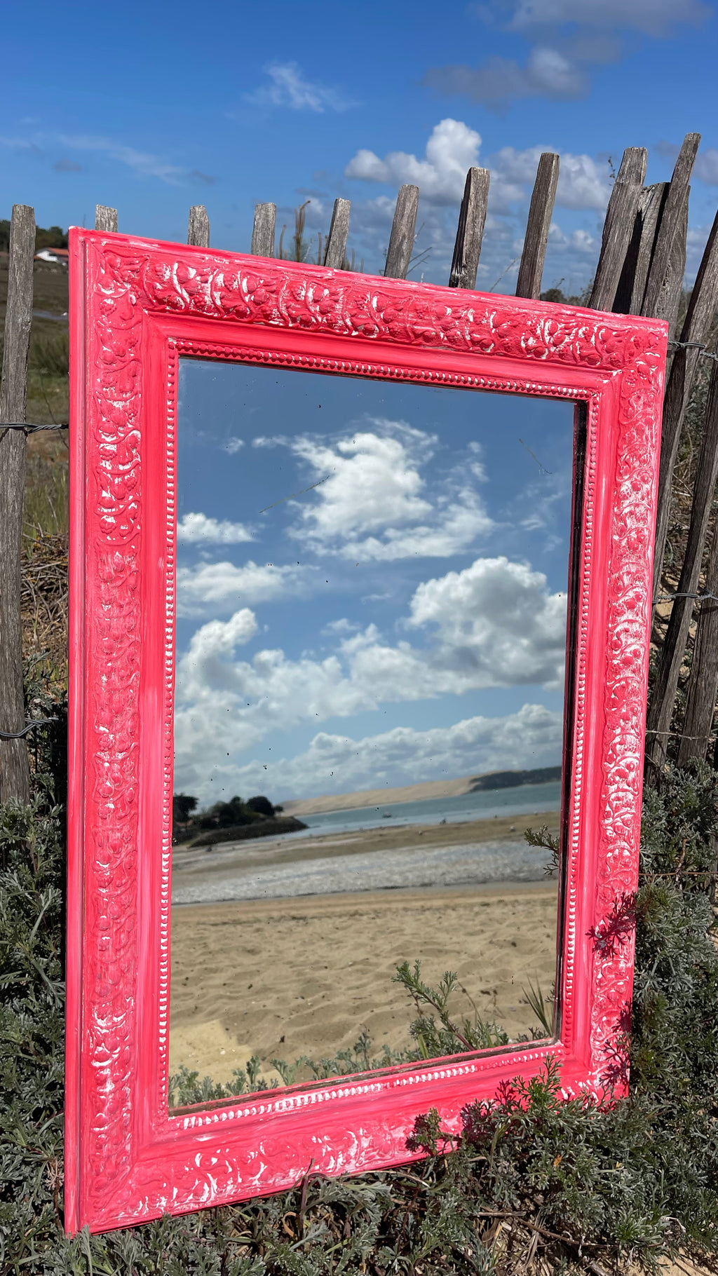 Miroir rivage incandescent