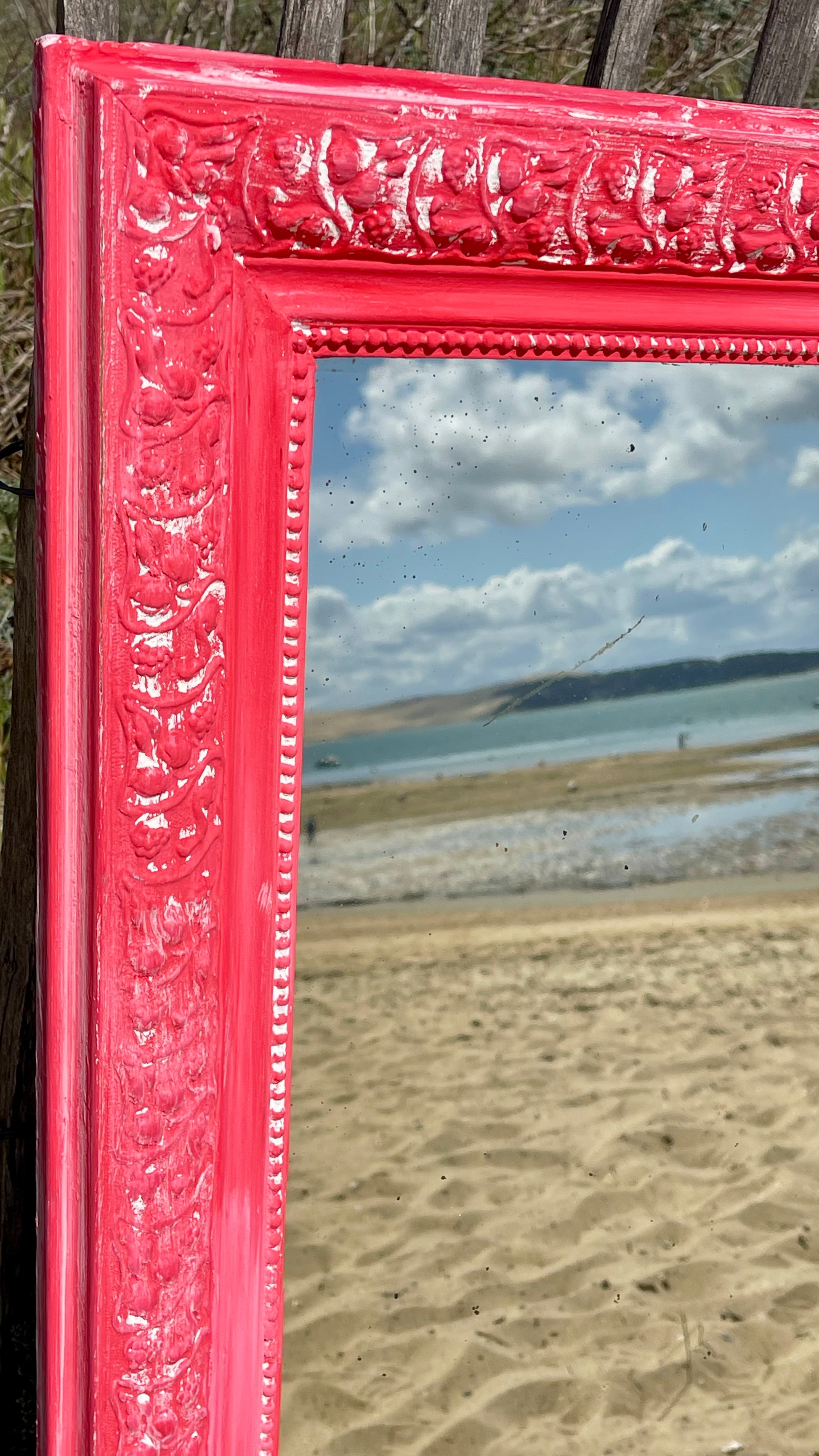 Miroir rivage incandescent