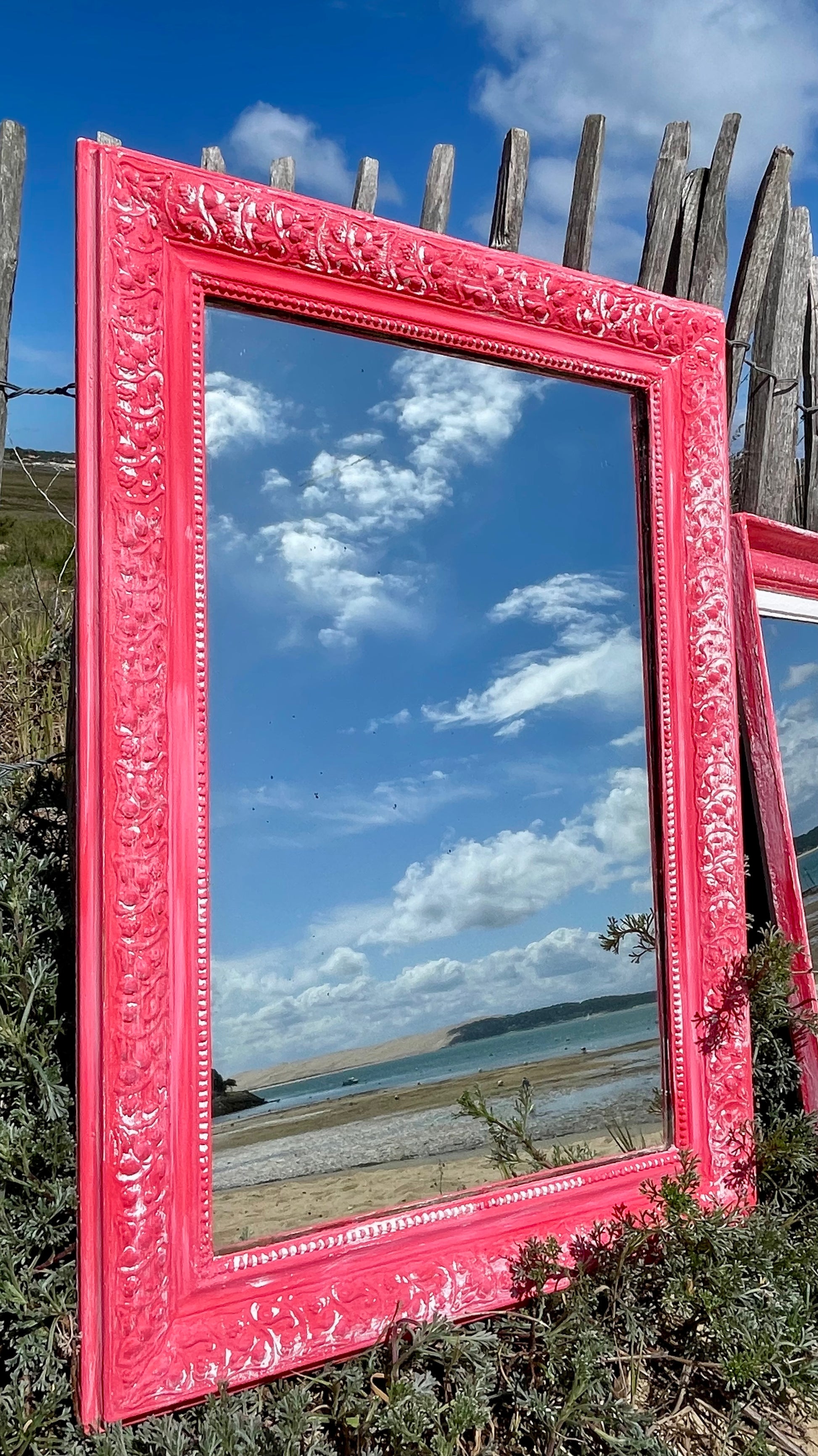 Miroir rivage incandescent